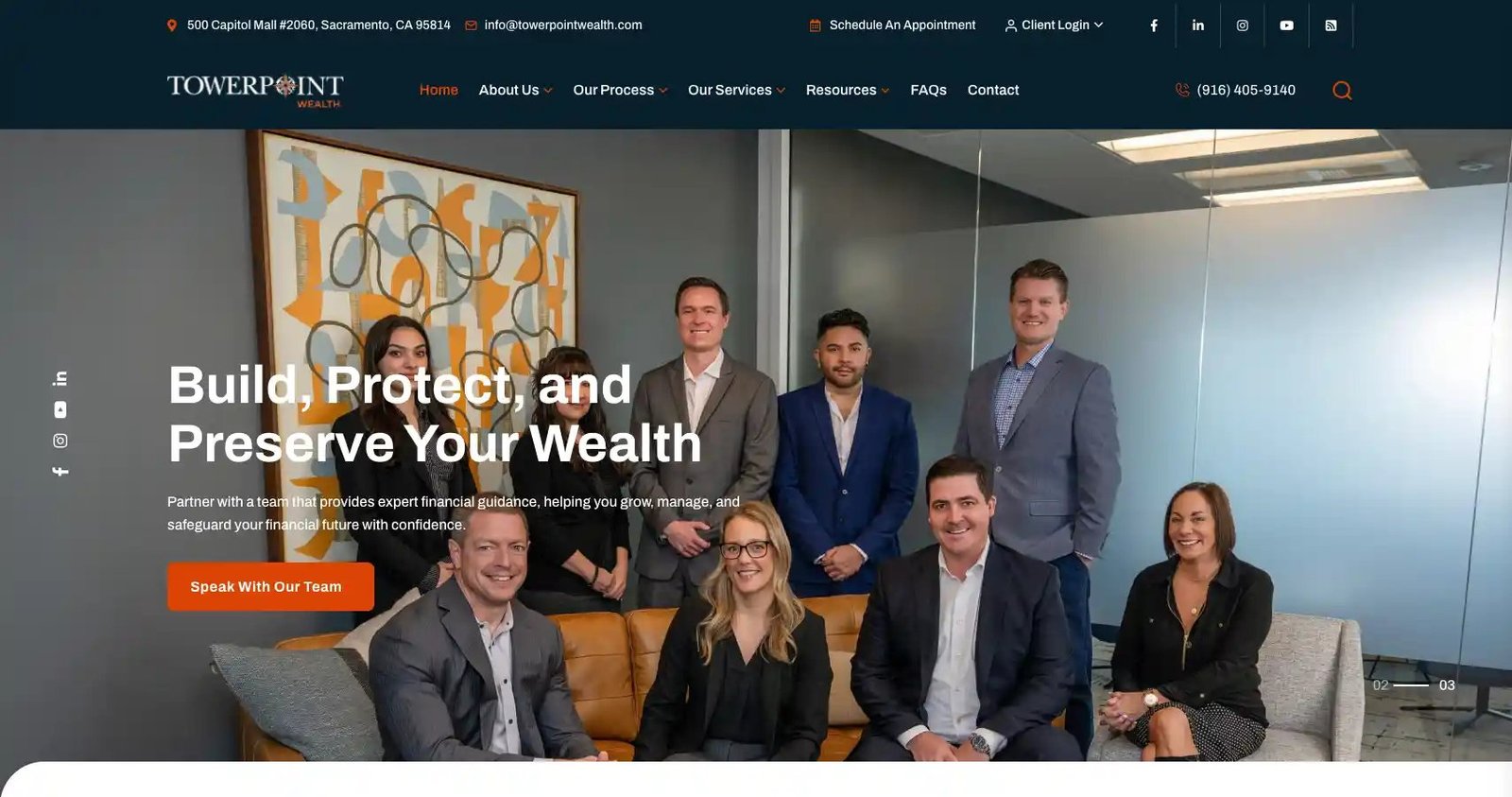 Towerpoint Wealth website